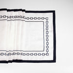 L-Chain Linen Table Runner