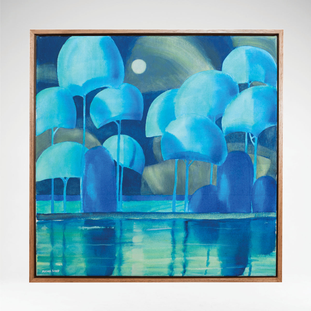 Moon Light (Full Moon over Trees) - Michael Bishop